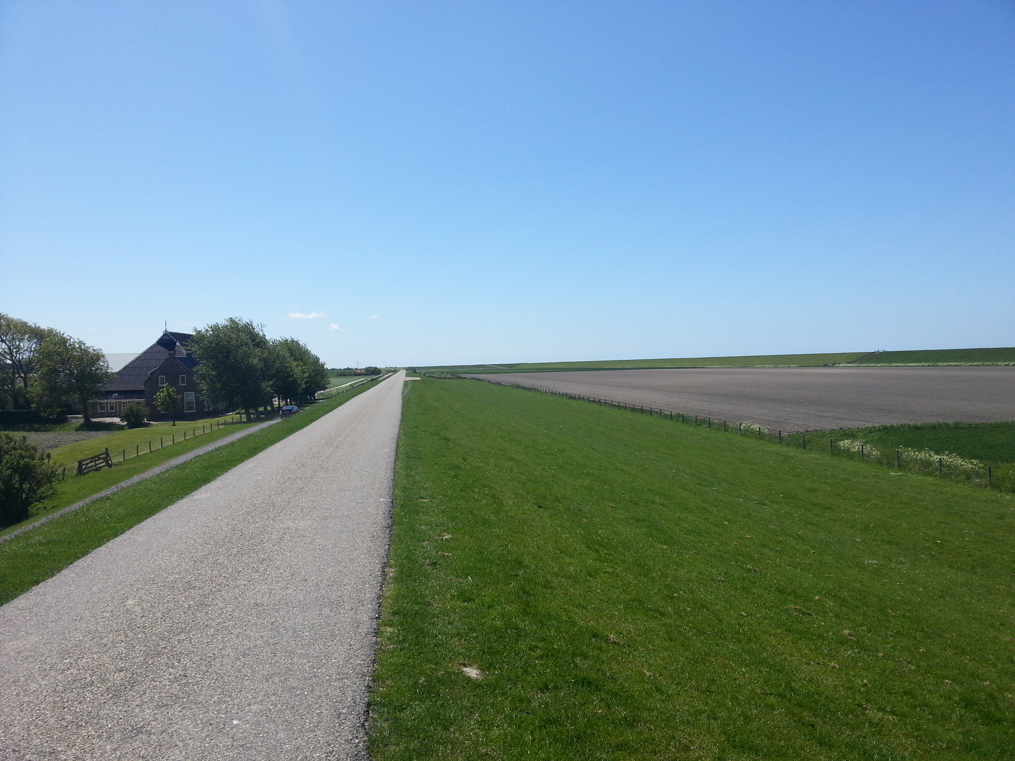 Fietsen in Noord-Fryslân: lijnenspel